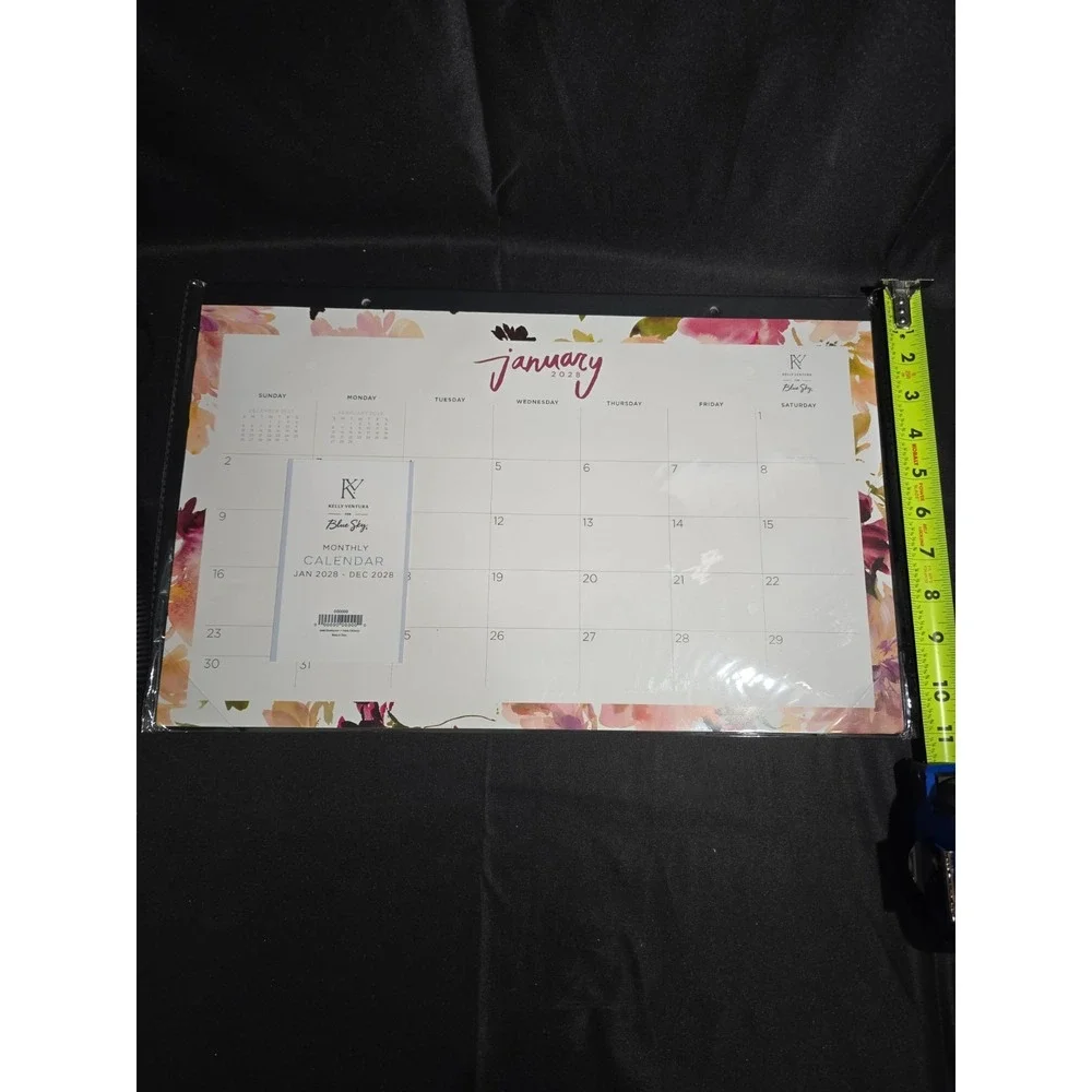Blue Sky Desk Pad Calendar 17x11 2028